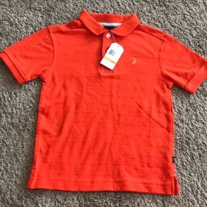 NWT Nautical Size 4 Orange Polo